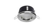 Wasserdichtes LED-Spot-Gehäuse IP44 – OH34 Edelstahl (RVS), wetterfest, robust für GU10 Spots, ideal für Garten, Terrasse und Außenbereiche