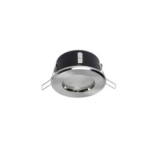Wasserdichtes LED-Spot-Gehäuse IP44 – OH34 Edelstahl (RVS), wetterfest, robust für GU10 Spots, ideal für Garten, Terrasse und Außenbereiche