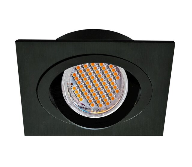 Schwenkbare LED-Spot-Gehäuse OH328 - Matt Schwarz, IP44, 120° Schwenkwinkel, 2700-6500K Farbtemperatur, 12V/24V DC, 10W, Ø 80mm, für Innen- und Außenbereich Schwenkbare LED-Spot-Gehäuse OH328 - Matt Schwarz, IP44, 120° Schwenkwinkel, 2700-6500K Farbtemperatur, 12V/24V DC, 10W, Ø 80mm, für Innen- und Außenbereich