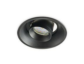 KOMA schwenkbare LED-Aufbauleuchte Schwarz – GU10-kompatibel, langlebig, 115x80 mm