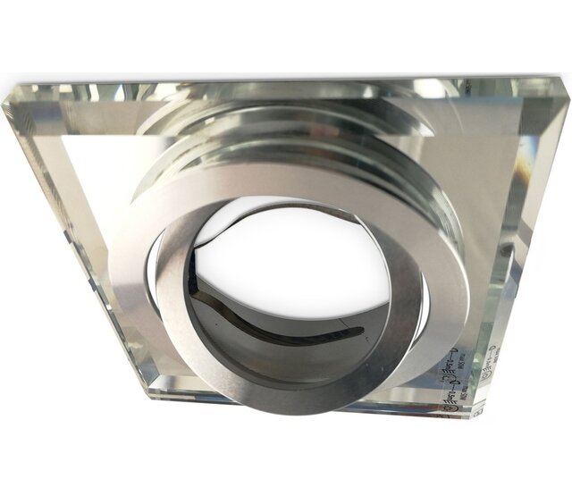 Schwenkbare Premium LED-Einbaustrahler OH51 - Transparente Abdeckung mit silberner Fassung, dimmbar, 12V/24V, IP44, 120° Schwenkwinkel, ideal für Akzentbeleuchtung und Wohnraumdesign Schwenkbare Premium LED-Einbaustrahler OH51 - Transparente Abdeckung mit silberner Fassung, dimmbar, 12V/24V, IP44, 120° Schwenkwinkel, ideal für Akzentbeleuchtung und Wohnraumdesign