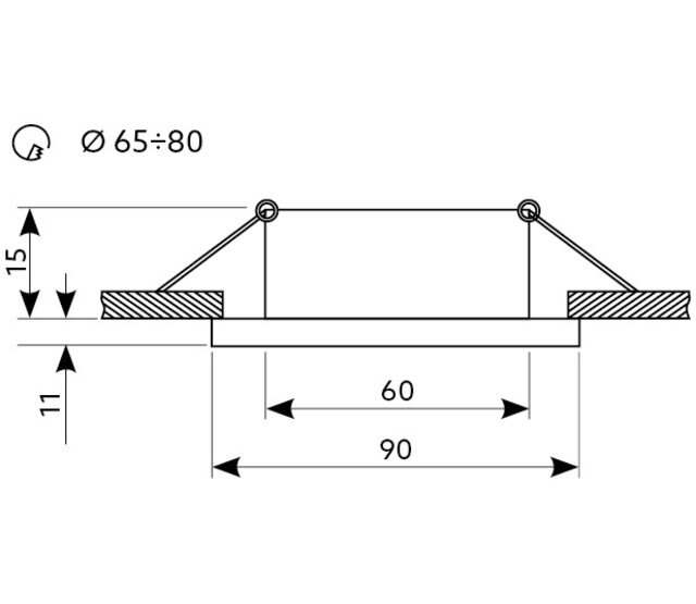 Wasserdichte LED-Spotgehäuse IP44 – 100% wasserdicht