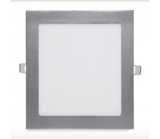 12V Einbau-LED-Spot Dimbare, 3W, warmweiß (3000K), quadratisch, IP44, 120° Abstrahlwinkel, dimmbar, für Innen- und Außenbereich, energieeffizient, 230lm, 12 Volt Niedervolt