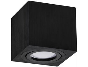 Quadratische LED Aufbauleuchte Schwarz – OH37SCHWARZ – schwenkbar