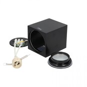 Wasserdichte quadratische LED-Einbaustrahler Ø 80 x 95 mm - GU10 - Schwarz - AQUARIUS - IP65 - für Außen- und Innenbereich - präzise Beleuchtung Wasserdichte quadratische LED-Einbaustrahler Ø 80 x 95 mm - GU10 - Schwarz - AQUARIUS - IP65 - für Außen- und Innenbereich - präzise Beleuchtung