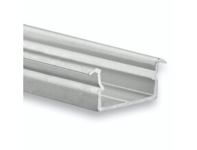 2m LED Einbau Aluminiumprofil mit opaler Klickabdeckung, 14,74x8 mm – Sonderangebot