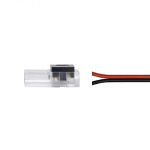 Kompakter LED-Streifen Verbinder 2-polig mit Kabel für 10mm LED Streifen 5A >7mm Pitch
