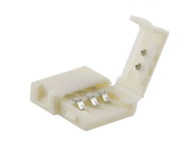 3-adriger LED-Streifen Verbinder 10mm für Dual White LED-Streifen – 112563 | 10mm Breite, 3-polig, für doppelte weiße LED-Beleuchtung, hochwertige Anschlusslösung 3-adriger LED-Streifen Verbinder 10mm für Dual White LED-Streifen – 112563 | 10mm Breite, 3-polig, für doppelte weiße LED-Beleuchtung, hochwertige Anschlusslösung