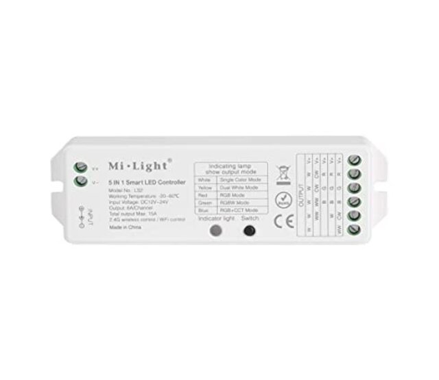 Professioneller LED-Controller für bis zu 8 Zonen – LS2: Präzise Steuerung von LED-Streifen, 12-24V DC, DMX-kompatibel, individuelle Lichtszenen, dimmbar, ideal für Innen- und Außenbeleuchtung Professioneller LED-Controller für bis zu 8 Zonen – LS2: Präzise Steuerung von LED-Streifen, 12-24V DC, DMX-kompatibel, individuelle Lichtszenen, dimmbar, ideal für Innen- und Außenbeleuchtung