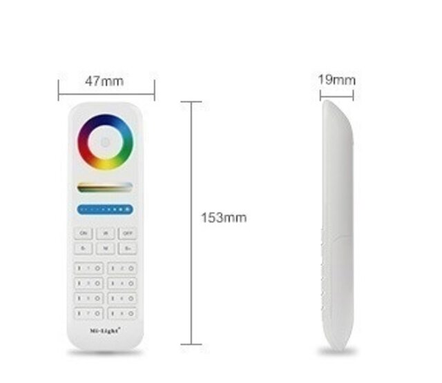FUT090 WIT: 8-Zonen-Fernbedienung für weiße LED-Streifen – Universell kompatibel mit allen LED-Typen, präzise Steuerung, inkl. technischer Spezifikationen nach deutschen Normen FUT090 WIT: 8-Zonen-Fernbedienung für weiße LED-Streifen – Universell kompatibel mit allen LED-Typen, präzise Steuerung, inkl. technischer Spezifikationen nach deutschen Normen