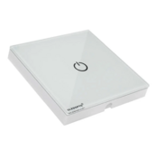 Zigbee-fähiger drahtloser Wandschalter für Smart Home – Ein-/Ausschalter mit LED-Anzeige, kompatibel mit Alexa, Google Home & Philips Hue, 230V, 50Hz, max. 1000W, einfach zu installieren, ideal für LED-Streifen & Beleuchtung