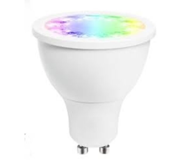 Gledopto Zigbee GU10 LED Spot RGBCCT 4W (2000K-6500K) – Dimmbare RGB+CCT LED-Lampe mit Farbtemperaturregelung, Smart Home-fähig, 36° Abstrahlwinkel, 350lm, für Alexa & Google Home
