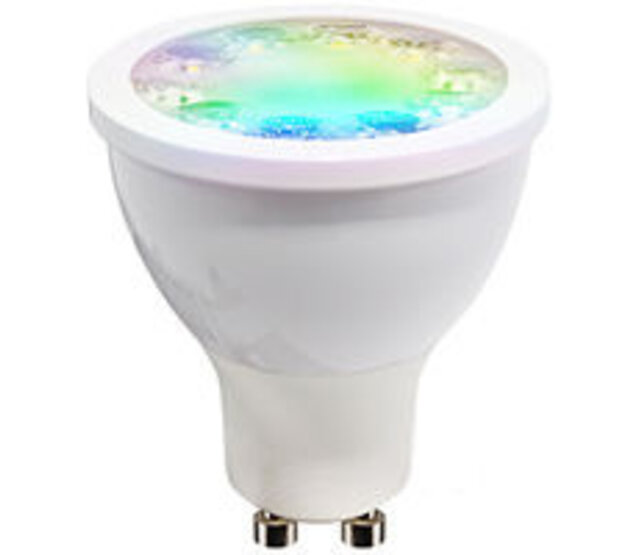 Gledopto Zigbee GU10 LED Spot RGBCCT 4W (2000K-6500K) – Dimmbare RGB+CCT LED-Lampe mit Farbtemperaturregelung, Smart Home-fähig, 36° Abstrahlwinkel, 350lm, für Alexa & Google Home