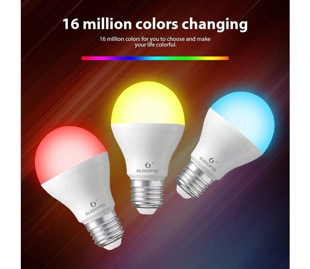 2x Gledopto Zigbee E27 LED Spot RGBCCT 6W (2000K-6500K) Starter Kit – Dimmbare RGB+CCT LED-Leuchte, 16 Mio. Farben, 2700lm, Smart Home-fähig, kompatibel mit Alexa & Google Home 2x Gledopto Zigbee E27 LED Spot RGBCCT 6W (2000K-6500K) Starter Kit – Dimmbare RGB+CCT LED-Leuchte, 16 Mio. Farben, 2700lm, Smart Home-fähig, kompatibel mit Alexa & Google Home