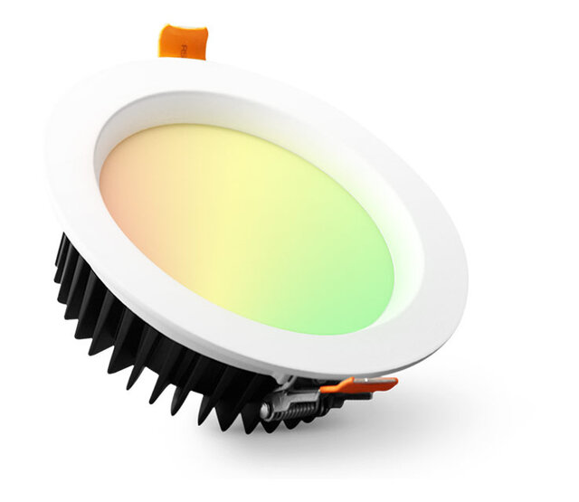 Gledopto Zigbee LED Einbaustrahler RGBCCT 9W (2000K-6500K) – Smart Home kompatibel, dimmbar, 16 Mio. Farben, Tunable White, IP44, für Alexa, Google Home & Apple HomeKit Gledopto Zigbee LED Einbaustrahler RGBCCT 9W (2000K-6500K) – Smart Home kompatibel, dimmbar, 16 Mio. Farben, Tunable White, IP44, für Alexa, Google Home & Apple HomeKit