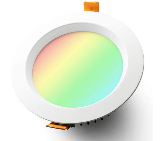 Gledopto Zigbee LED Einbaustrahler RGBCCT 12W (2000K-6500K) – Smarthome-kompatibel, dimmbar, 16 Mio. Farben, Tunable White, IP44, für Alexa & Google Home, 120° Lichtwinkel, 1055lm, 230V Gledopto Zigbee LED Einbaustrahler RGBCCT 12W (2000K-6500K) – Smarthome-kompatibel, dimmbar, 16 Mio. Farben, Tunable White, IP44, für Alexa & Google Home, 120° Lichtwinkel, 1055lm, 230V