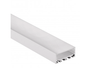 6m LED Alu-Profil XL04ALU 26,79x11,69mm für LED Streifen + 4 Endkappen
