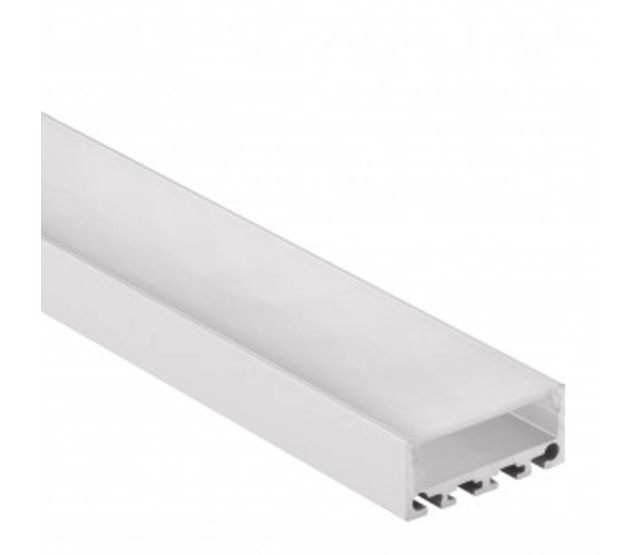 6m LED-Aluminiumprofil 6x1m, 26,79mm x 11,69mm, für LED-Streifen, inkl. 4 Endkappen - XL04ALU, präzise Maße, hochwertige Verarbeitung, ideal für Beleuchtungsprojekte