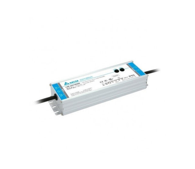 1-10V dimmbares LED-Netzteil 24V 185W 7,8A IP67 für LED-Streifen – LNE-24V185WDC – Konstantspannungsnetzteil mit Schutzart IP67 für Innen- und Außenbereich