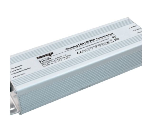 200W 24V 8,3A Phasenabschnitt-Dimmbare LED-Treiber für LED-Streifen – IP67, 215-004 – Ideal für Außen- und Innenbeleuchtung 200W 24V 8,3A Phasenabschnitt-Dimmbare LED-Treiber für LED-Streifen – IP67, 215-004 – Ideal für Außen- und Innenbeleuchtung