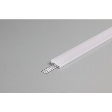 2m Klick-Abdeckung Opal für LED-Profile 09ALU, 09WIT, 09SCHWARZ