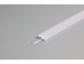 2m Klick-Abdeckung Opal für LED-Profile 09ALU, 09WIT, 09SCHWARZ