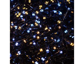 Cluster LED Weihnachtsbeleuchtung – Warmweiß & Kaltweiß – 11m – 1512 LEDs