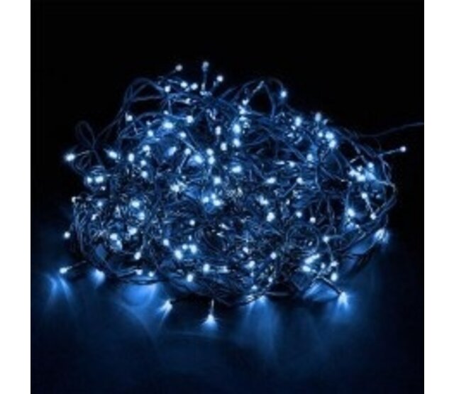 Blaue LED Weihnachtsbeleuchtung – 32 m Länge, IP65, für