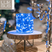 Blaue LED Weihnachtsbeleuchtung – 32 m Länge, IP65, für