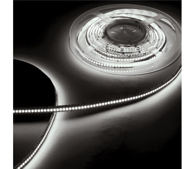 PRO LED Streifen 24V 5000K Tageslichtweiß 12W 1920LM 128LED/m IP20 CRI90 - 5m | Hochwertiger LED-Streifen für Innenbeleuchtung, energieeffizient & natürliches Licht PRO LED Streifen 24V 5000K Tageslichtweiß 12W 1920LM 128LED/m IP20 CRI90 - 5m | Hochwertiger LED-Streifen für Innenbeleuchtung, energieeffizient & natürliches Licht