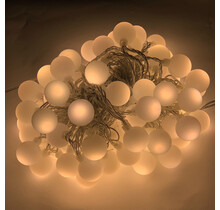 12m LED-Lichterkette warmweiß (3000K) – 80 LEDs, IP44 geschützt – ideal für Party, Weihnachts- & Dekorationsbeleuchtung – 230V AC – flexible Montage