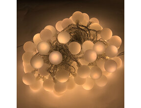 Gemütliche warmweiße Partybeleuchtung – 12 m – wasserdicht – LED Lichterkette