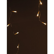 LED Eiszapfen Weihnachtsbeleuchtung Warmweiß 7m 192 LEDs IP44 Innen & Außen - Luume