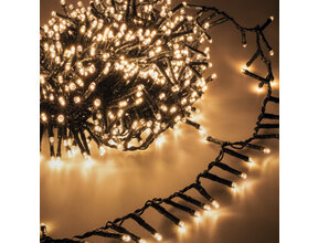 25m Cluster Lichterkette - 1250 LEDs - warmweiß - 8 Funktionen - Innen & Außen