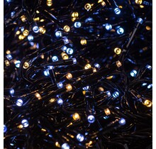 14,5 m LED Cluster Lichterkette – 2016 LEDs – Warmweiß & Kaltweiß, energieeffizient, wetterfest, IP44, 230 V – Innen- & Außendekoration