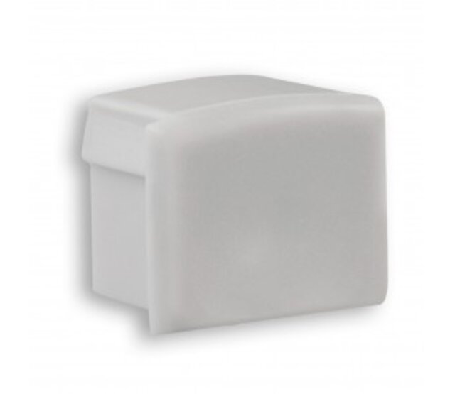 Endkappen für LED-Aluminiumprofile Slim04ALU/Slim04WIT (ohne Kabeldurchführung) – Passend für LED-Streifen, präzise Montage, 10 mm Breite, hochwertige Aluminiumausführung, ideal für indirekte Beleuchtung