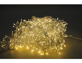 Cluster LED Weihnachtsbeleuchtung Dual Color Warmweiß & Weiß 1152 LED 8,5m IP44
