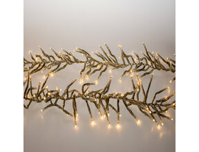 Cluster Lichterkette - 3000 LED - Warmweiß - Transparent - 8 Leuchtmodi