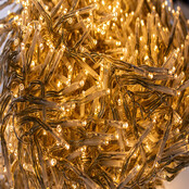 22 Meter LED Streifen – 3000 warmweiße LEDs – 8 Lichtmodi – Transparente Optik – Energieeffiziente Weihnachtsbeleuchtung für Innen & Außen – IP44 Schutzklasse