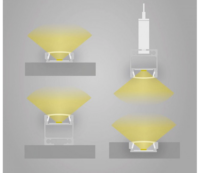 Schwarzes 6-Meter-LED-Aluminiumprofil 6 x 1 Meter, 16,80 mm x 6,47 mm – 01SCHWARZ mit schwarzer Abdeckung – 12 Endkappen & 12 Montageklammern für LED-Streifen Schwarzes 6-Meter-LED-Aluminiumprofil 6 x 1 Meter, 16,80 mm x 6,47 mm – 01SCHWARZ mit schwarzer Abdeckung – 12 Endkappen & 12 Montageklammern für LED-Streifen