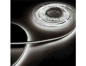 PRO Wasserdichter LED Streifen 24V 5000K Natürlich Weiß 12W 1240LM 128LED/m IP68 CRI90 5m