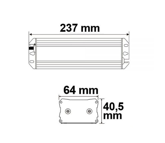 Komplettset für dimmbare DIM-to-WARM LED-Streifen: Netzteil + Wanddimmer, inkl. Bedienungsanleitung, max. 24V/72W, für warmweißes Licht, einfach zu installieren, ideal für Wohn- und Gewerberäume