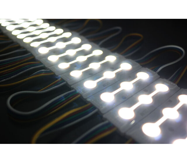 Naturstein RGBW LED-Modul 12 Volt 0,96 Watt 5050 – MLD-5050-3RGBW – 50 Stück