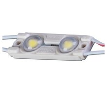 12V LED-Modul 0,96W, 6000-7000K, IP67, MLD-2835-2W-LENS, 50 Stück – Wasserdichtes SMD 2835 LED-Modul, kaltweiß, für Innen- und Außenbeleuchtung