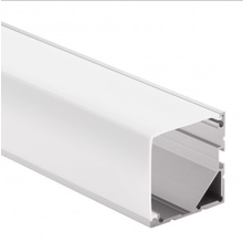 LED Eckprofil 1m mit flacher Abdeckung 40,10 x 40,10mm – CXL19 gerade