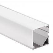 LED Aluminium-Hohlkammerprofil 1000mm mit gerader Abdeckung 40,10mm x 40,10mm – CXL19 recht, ideal für LED-Streifen, Montagezubehör inklusive, präzise Kantenführung, hochwertige Oberfläche LED Aluminium-Hohlkammerprofil 1000mm mit gerader Abdeckung 40,10mm x 40,10mm – CXL19 recht, ideal für LED-Streifen, Montagezubehör inklusive, präzise Kantenführung, hochwertige Oberfläche