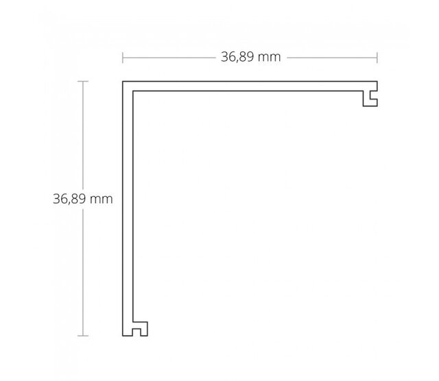 LED Aluminium-Hohlkammerprofil 1000mm mit gerader Abdeckung 40,10mm x 40,10mm – CXL19 recht, ideal für LED-Streifen, Montagezubehör inklusive, präzise Kantenführung, hochwertige Oberfläche LED Aluminium-Hohlkammerprofil 1000mm mit gerader Abdeckung 40,10mm x 40,10mm – CXL19 recht, ideal für LED-Streifen, Montagezubehör inklusive, präzise Kantenführung, hochwertige Oberfläche