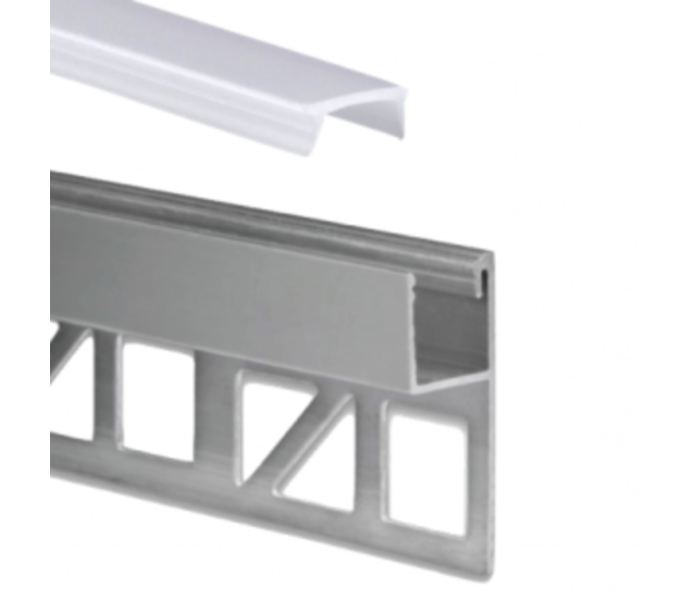 LED-Streifen-Stucprofil 2 Meter mit opaker Klickabdeckung, 33 mm x 11,90 mm – SLIMSTUC04, ideal für moderne LED-Beleuchtung, präzise Verarbeitung, einfache Montage LED-Streifen-Stucprofil 2 Meter mit opaker Klickabdeckung, 33 mm x 11,90 mm – SLIMSTUC04, ideal für moderne LED-Beleuchtung, präzise Verarbeitung, einfache Montage