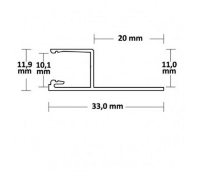 LED-Streifen-Stucprofil 2 Meter mit opaker Klickabdeckung, 33 mm x 11,90 mm – SLIMSTUC04, ideal für moderne LED-Beleuchtung, präzise Verarbeitung, einfache Montage LED-Streifen-Stucprofil 2 Meter mit opaker Klickabdeckung, 33 mm x 11,90 mm – SLIMSTUC04, ideal für moderne LED-Beleuchtung, präzise Verarbeitung, einfache Montage