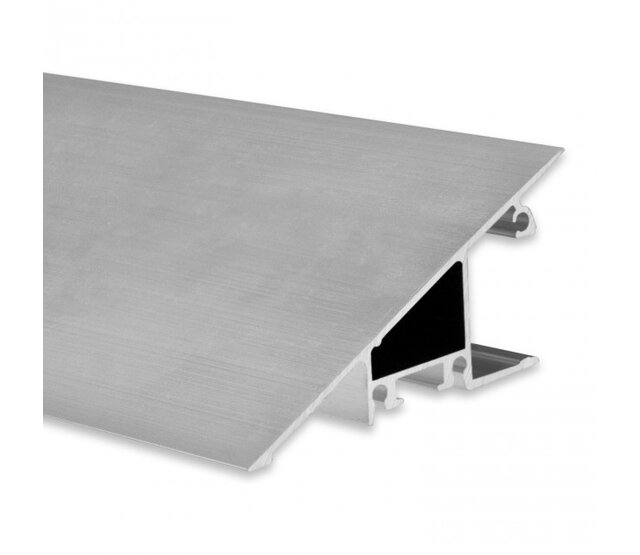 LED-Wandprofil 1 Meter mit Opal-Abdeckung, 27,4 mm x 58,4 mm, Aluminium, für LED-Streifen, W13ALU – Hochwertiges Alu-Profil für indirekte Beleuchtung, 1000 mm Länge, diffuses Licht LED-Wandprofil 1 Meter mit Opal-Abdeckung, 27,4 mm x 58,4 mm, Aluminium, für LED-Streifen, W13ALU – Hochwertiges Alu-Profil für indirekte Beleuchtung, 1000 mm Länge, diffuses Licht